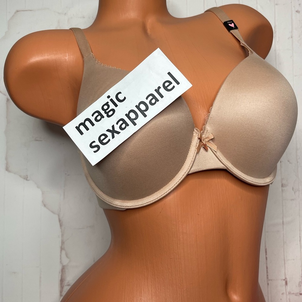 VS 34DD BODY BY VICTORIA PERFECT SHAPE BRA PADDED SUPER SOFT CHARM BOW